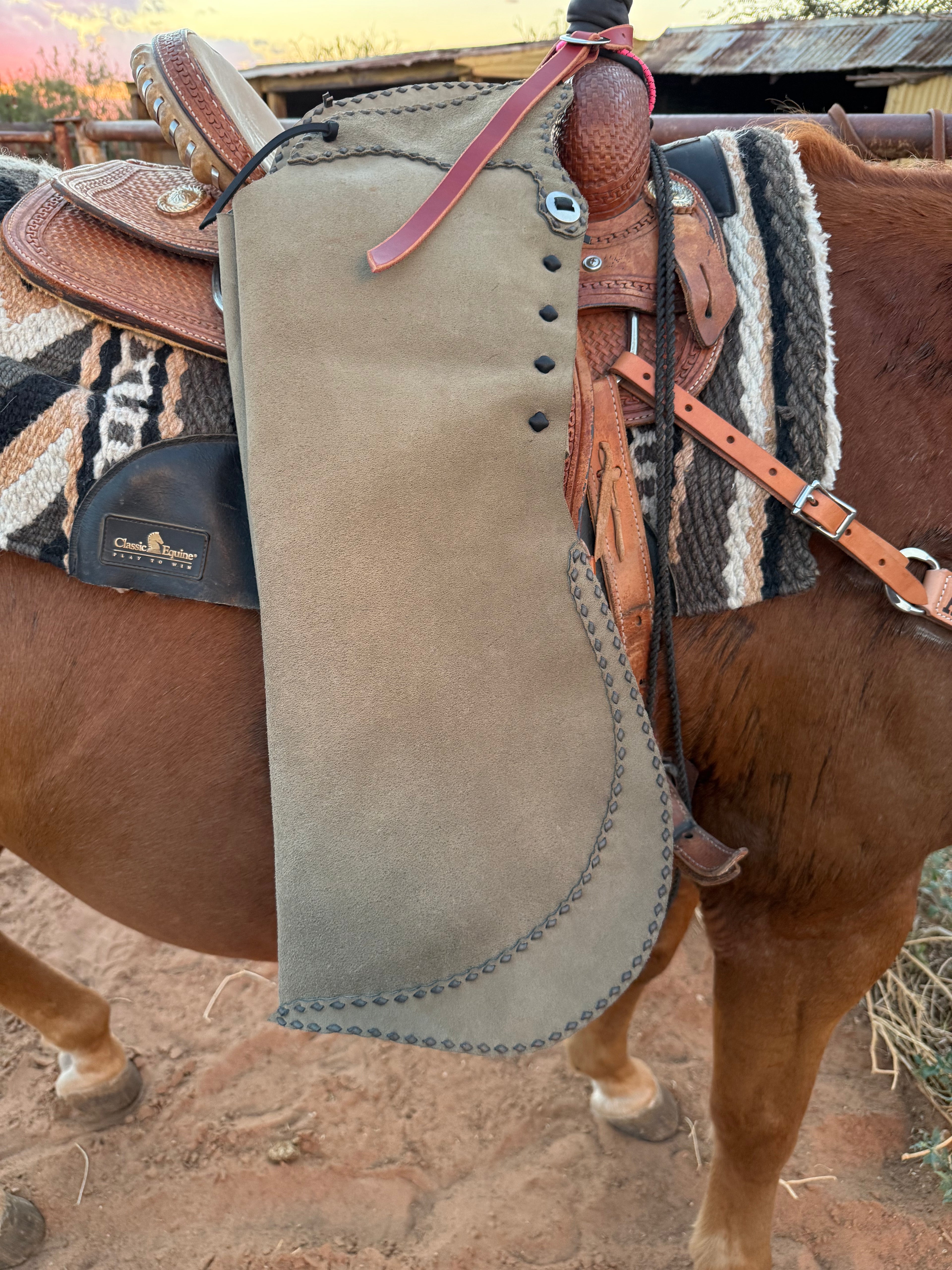 Kids Leather Leggins