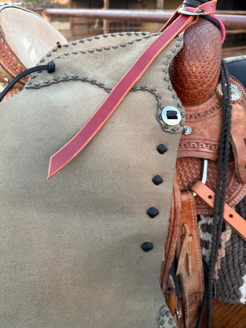 Kids Leather Leggins