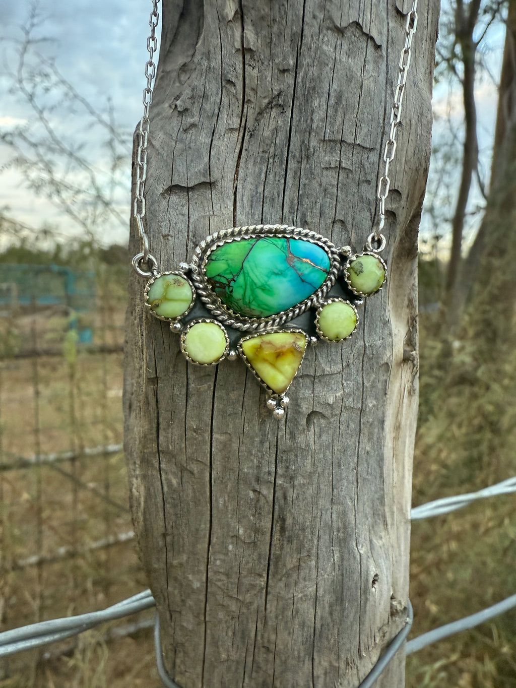 Turquoise and Jasper Necklace