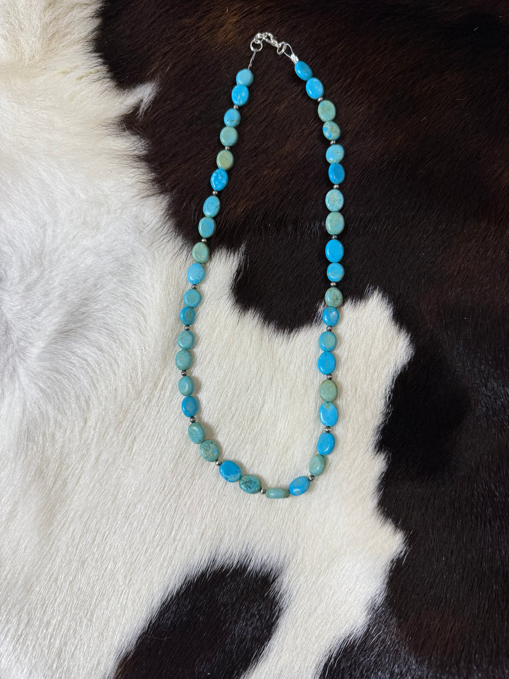 Turquoise and Navajo Pearl Necklace