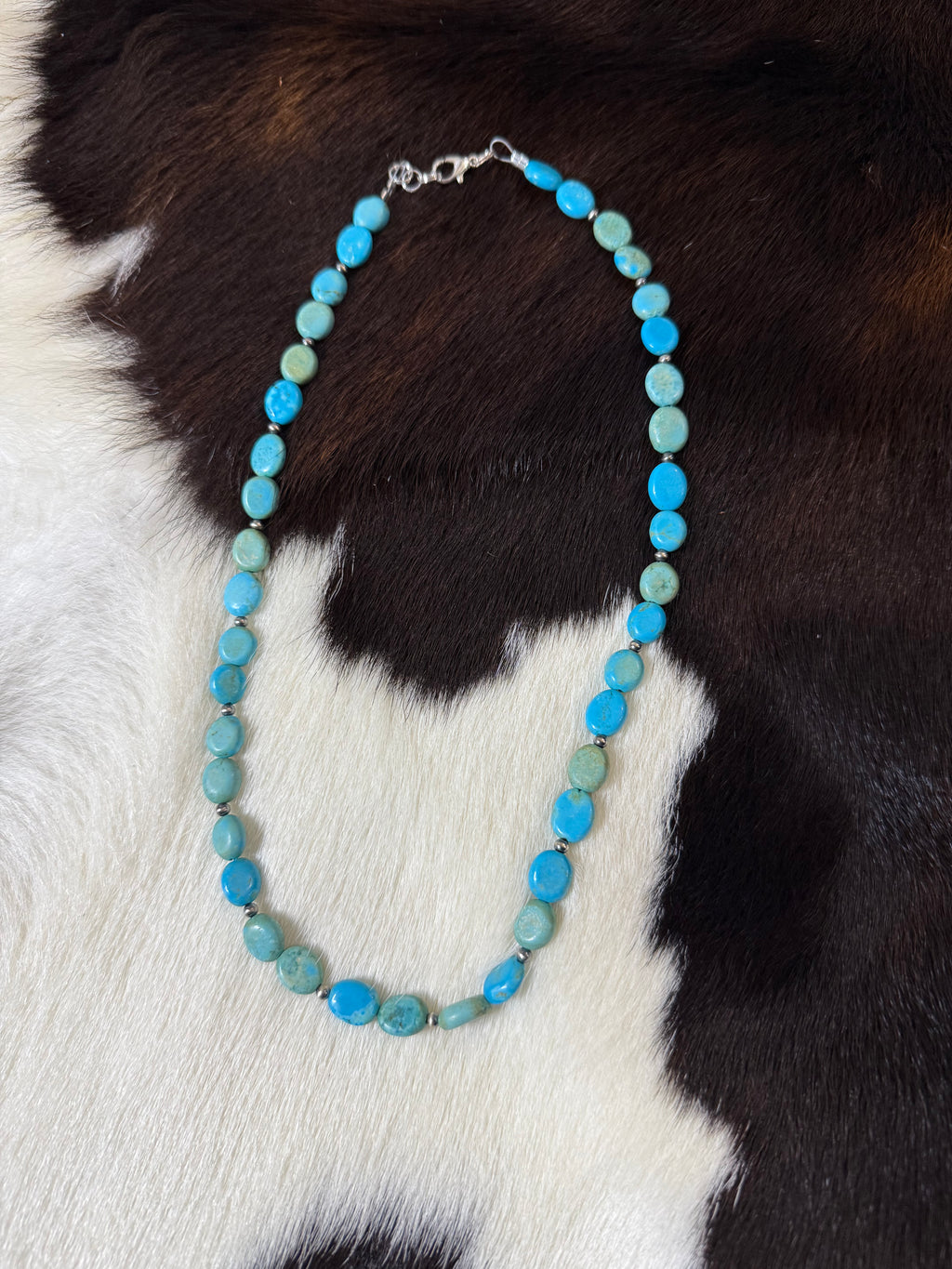 Turquoise and Navajo Pearl Necklace