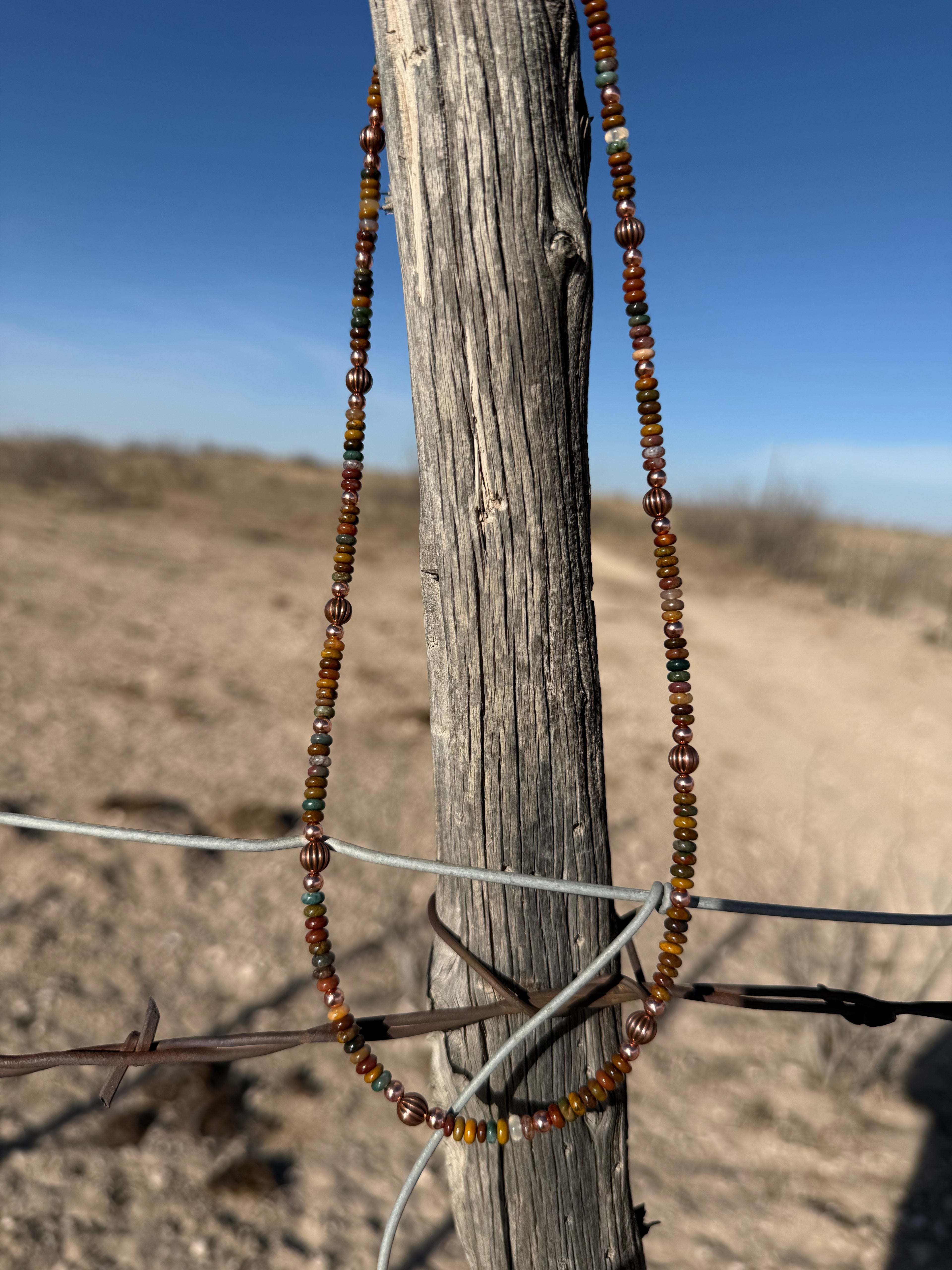 Jasper & Copper Necklace