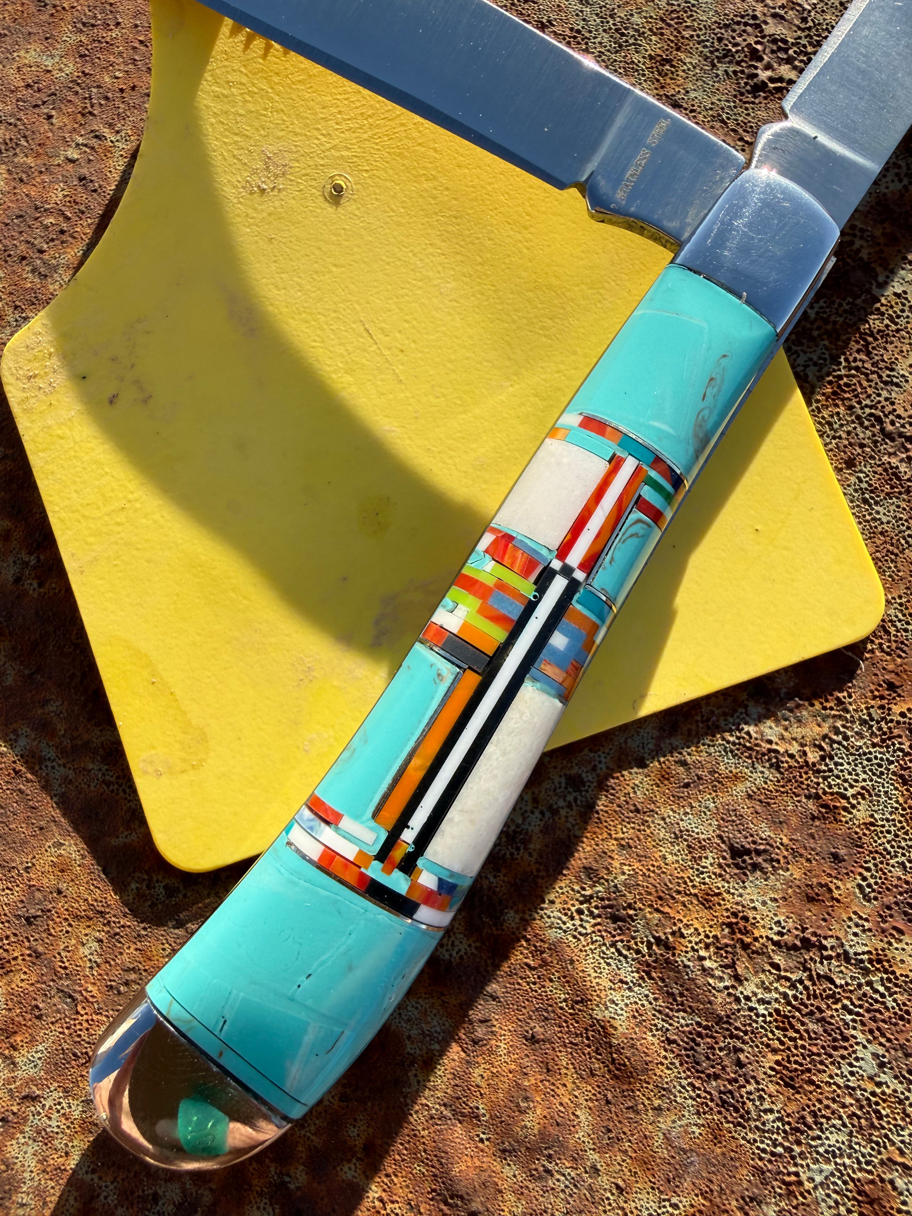 Navajo Inlay Knife
