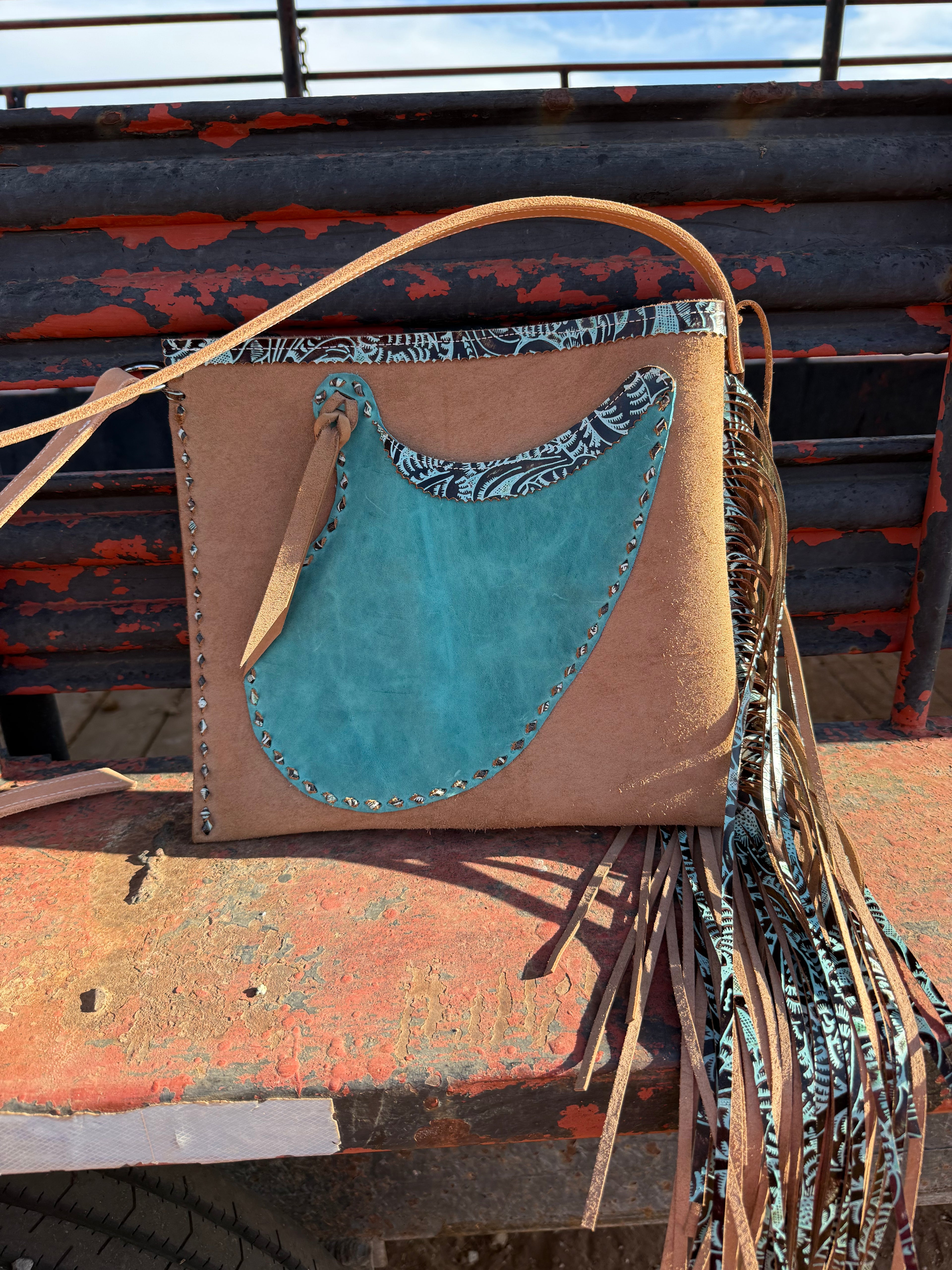 The Matti - Tan and Turquoise