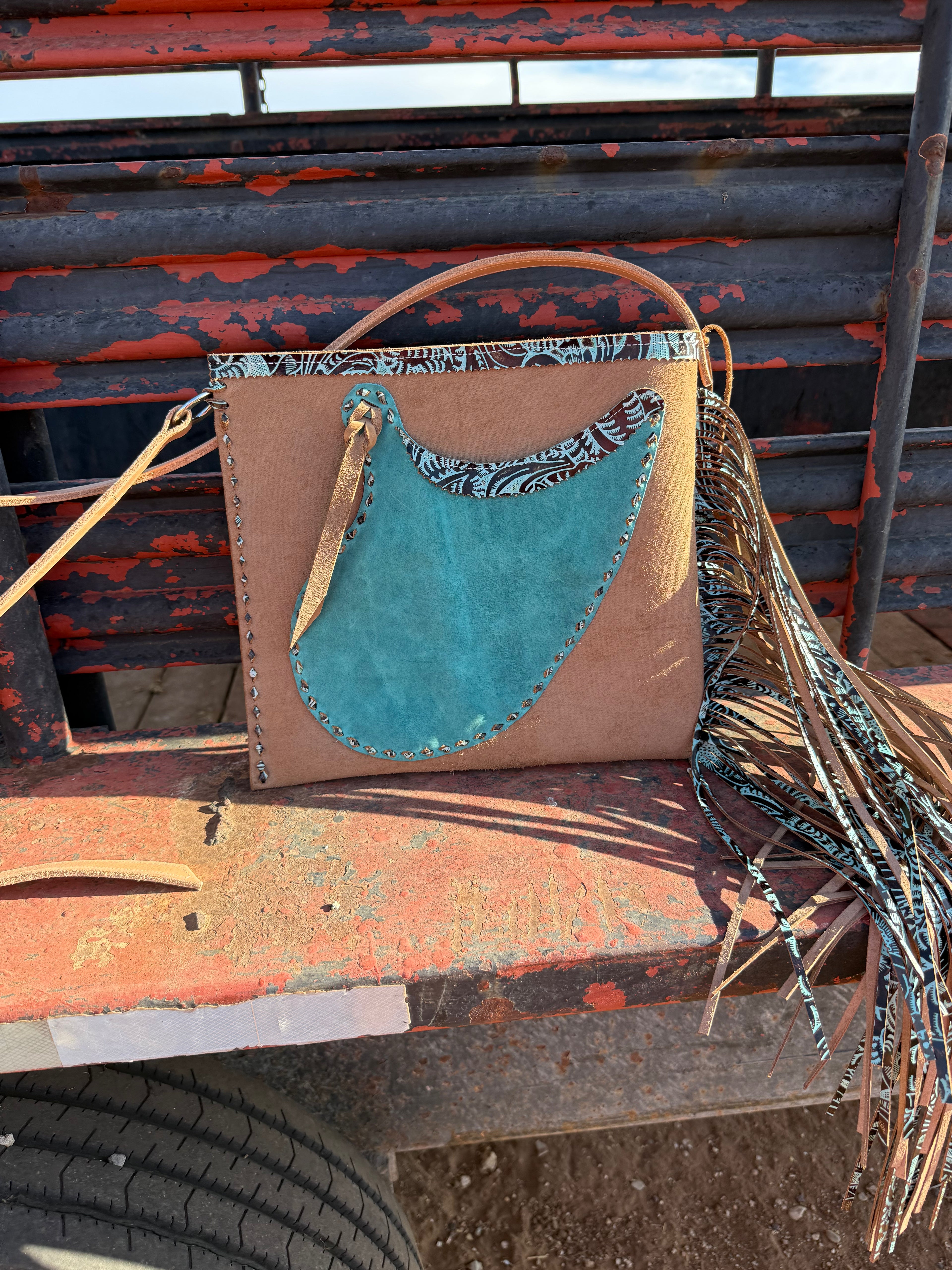 The Matti - Tan and Turquoise