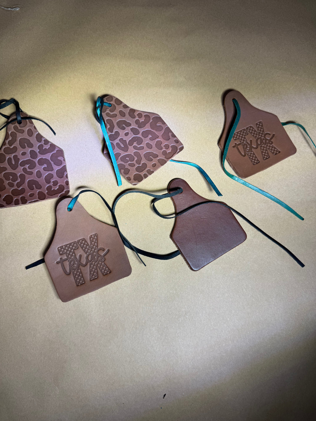 Leather Ear Tag Freshies