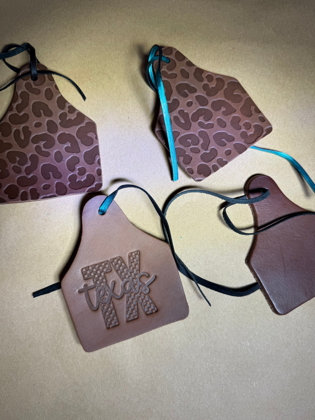 Leather Ear Tag Freshies