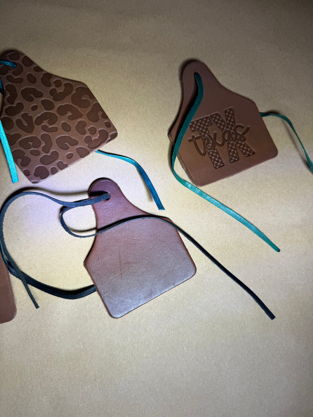 Leather Ear Tag Freshies