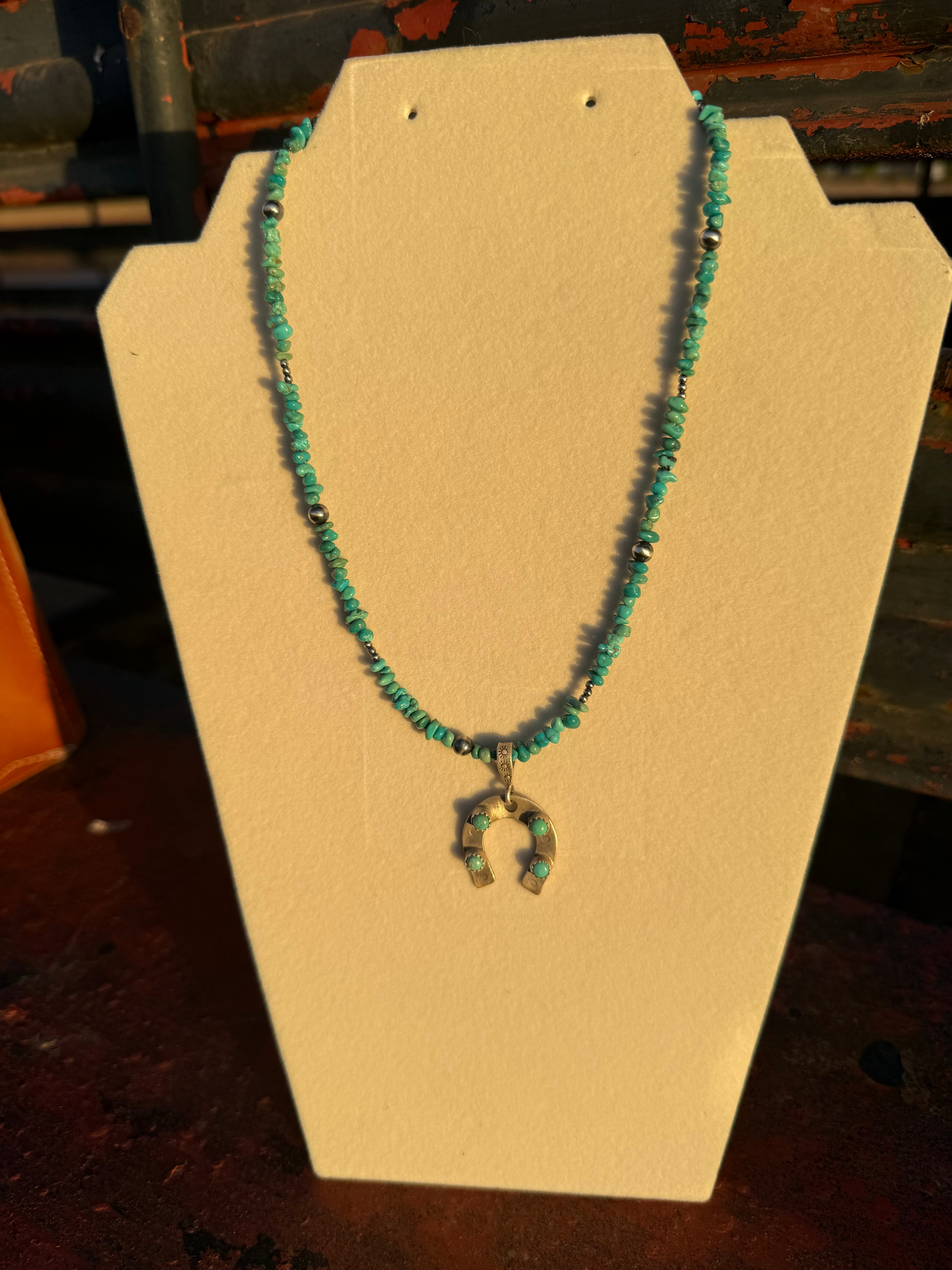 Horseshoe Pendant Necklace