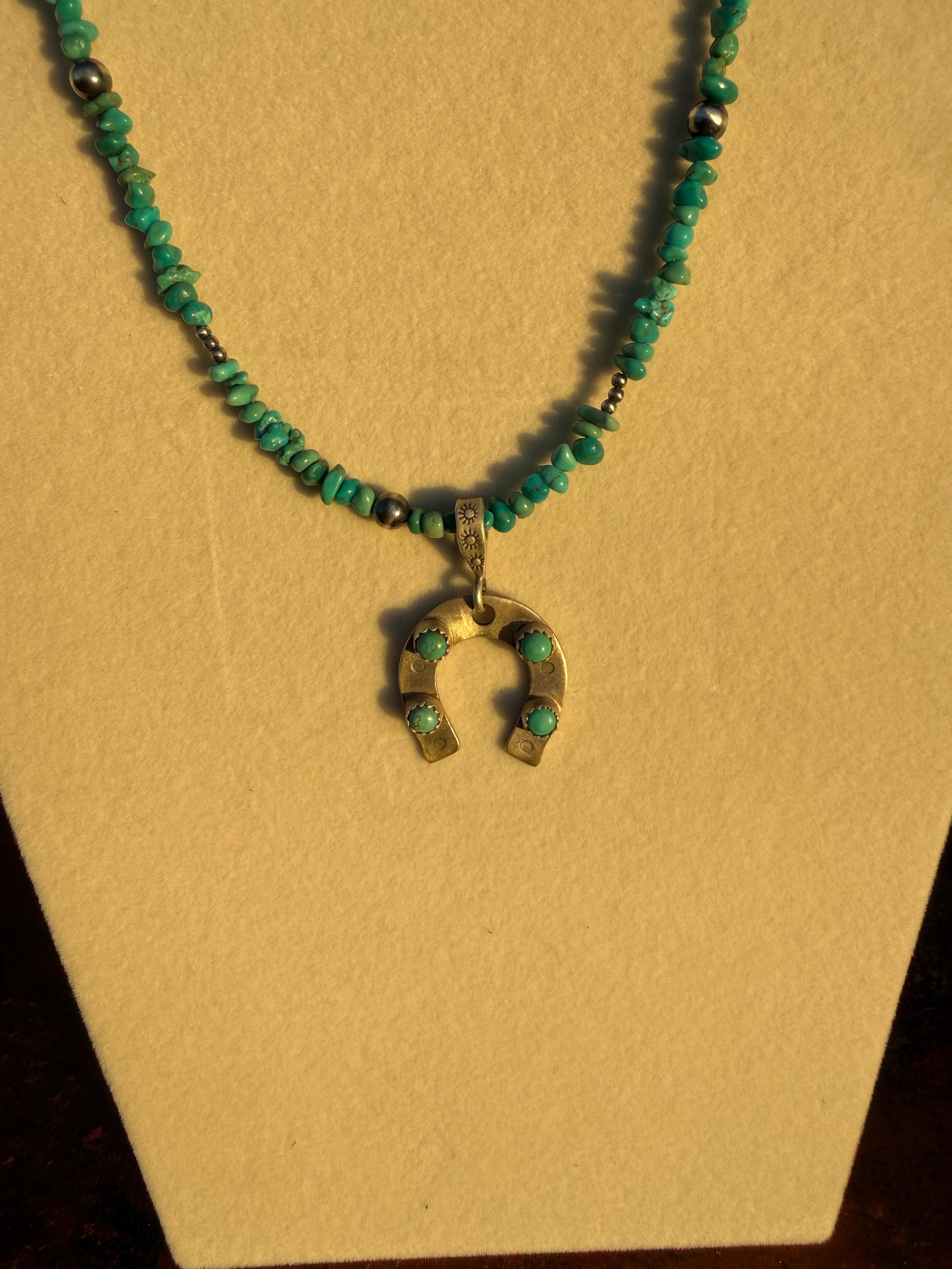 Horseshoe Pendant Necklace