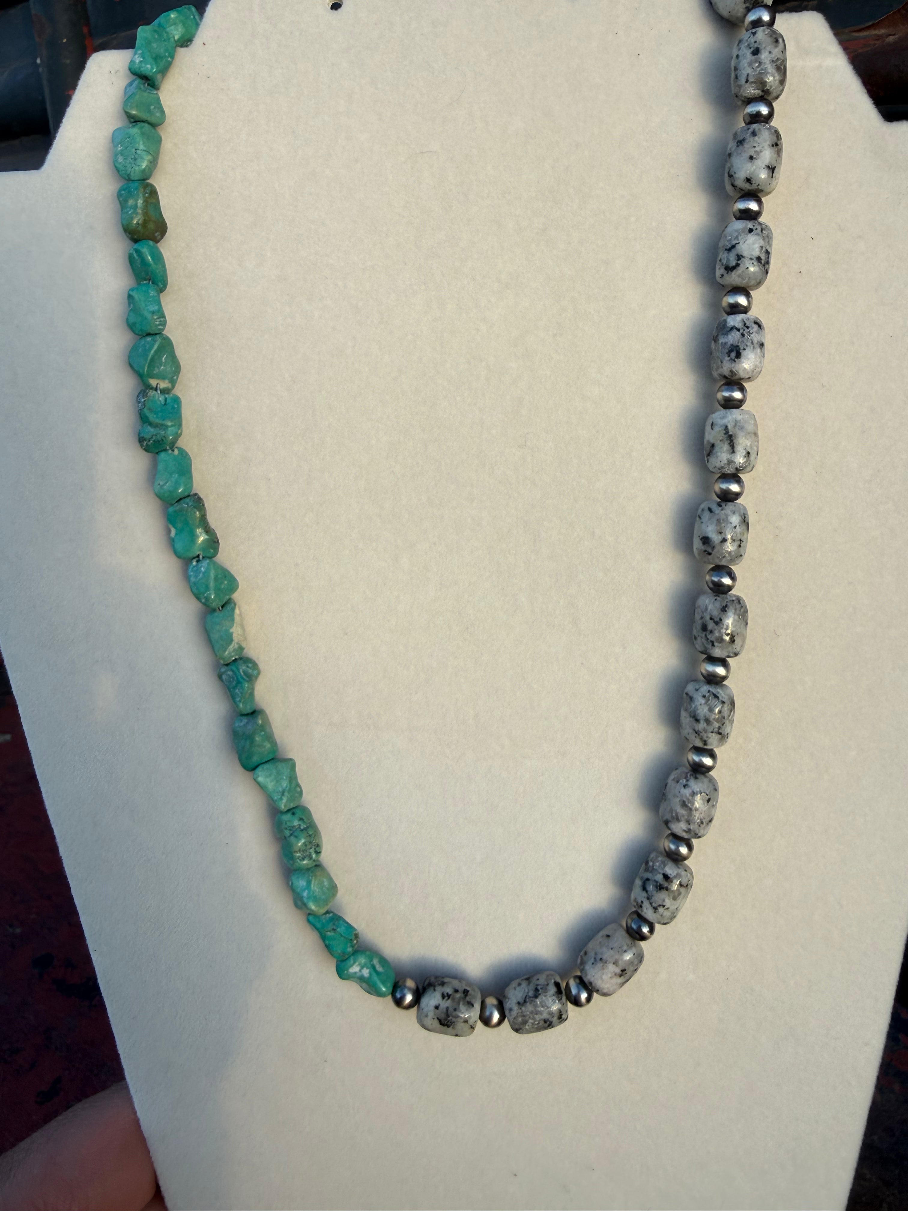 Turquoise and Dalmation Jasper