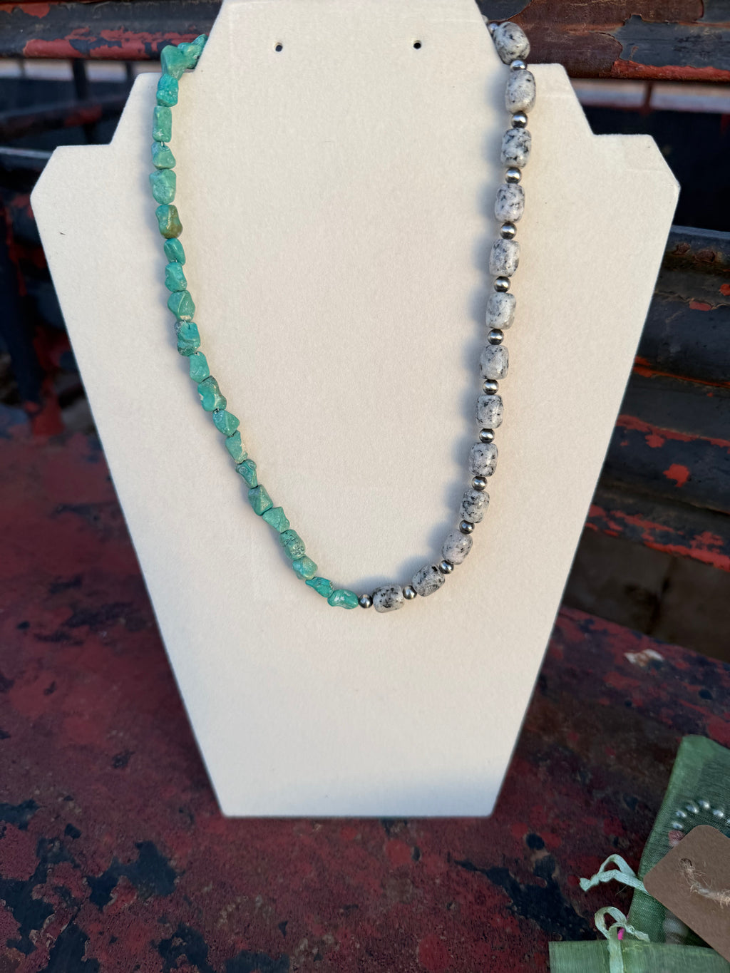 Turquoise and Dalmation Jasper