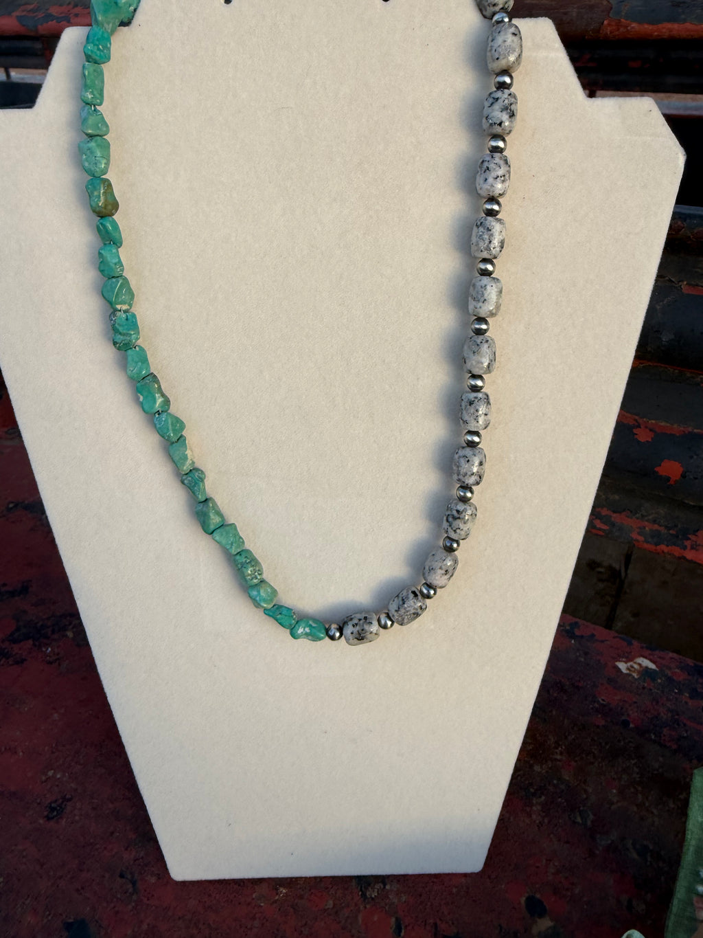 Turquoise and Dalmation Jasper
