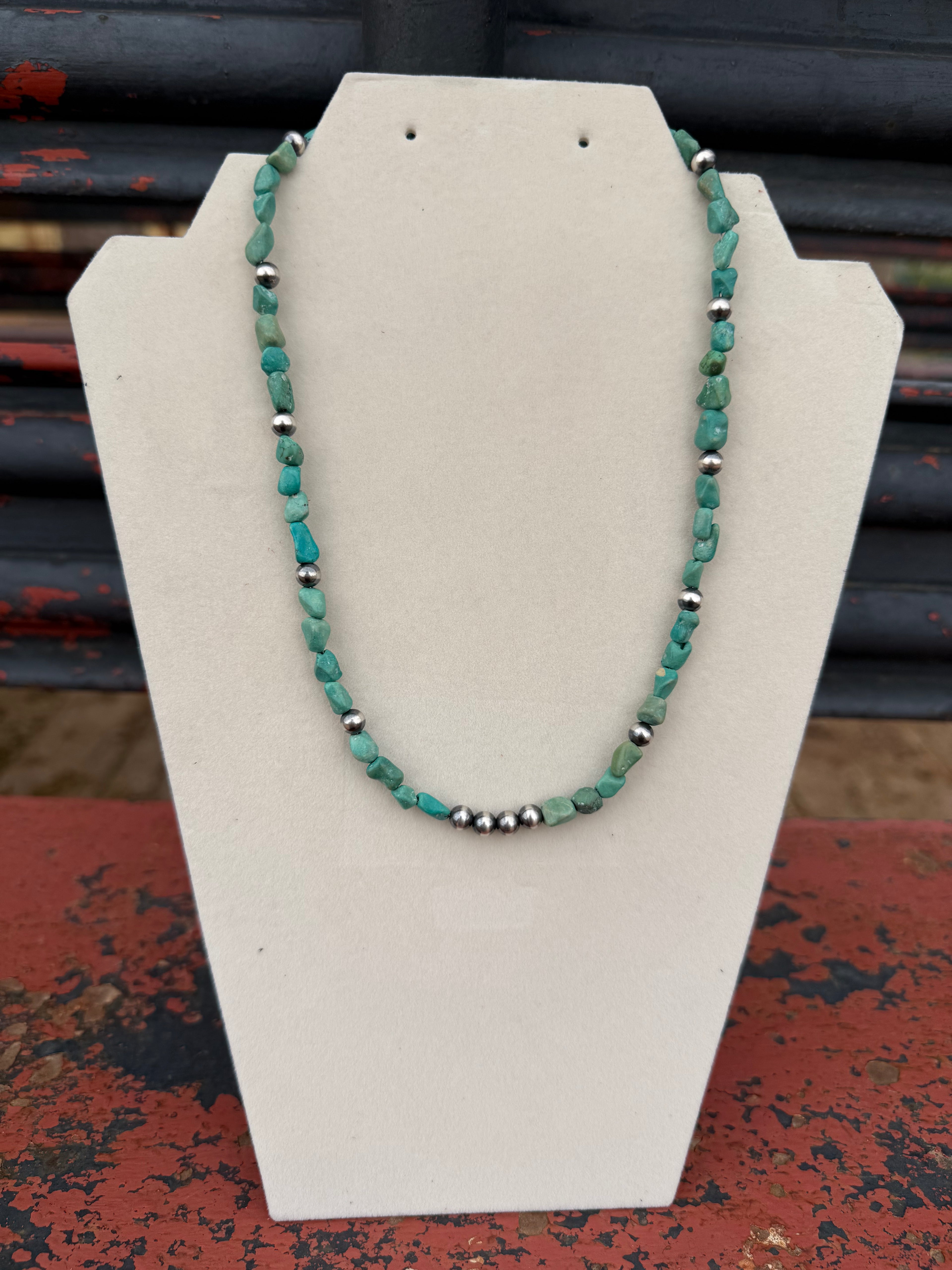 Turquoise and Navajo Pearls