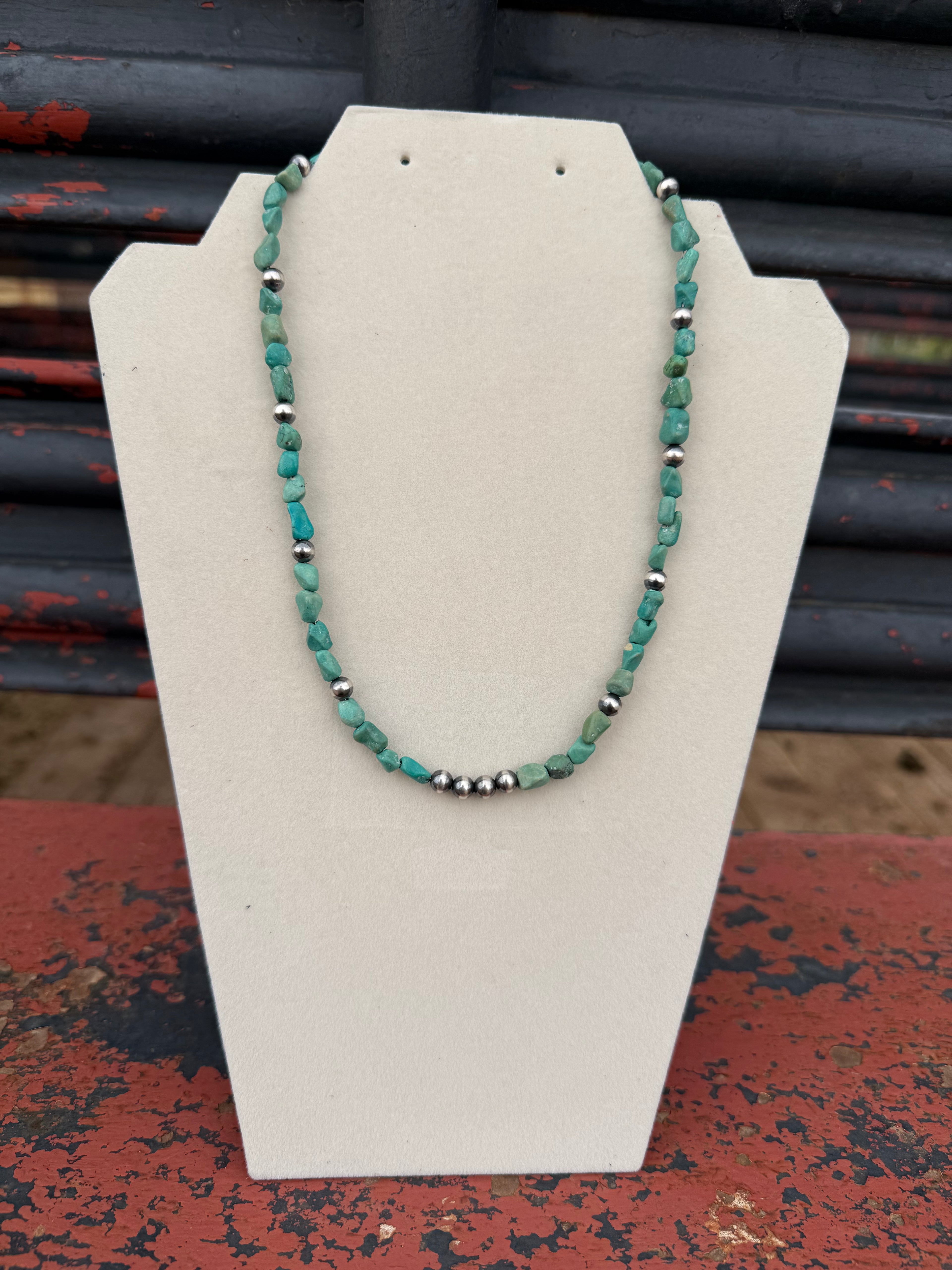 Turquoise and Navajo Pearls